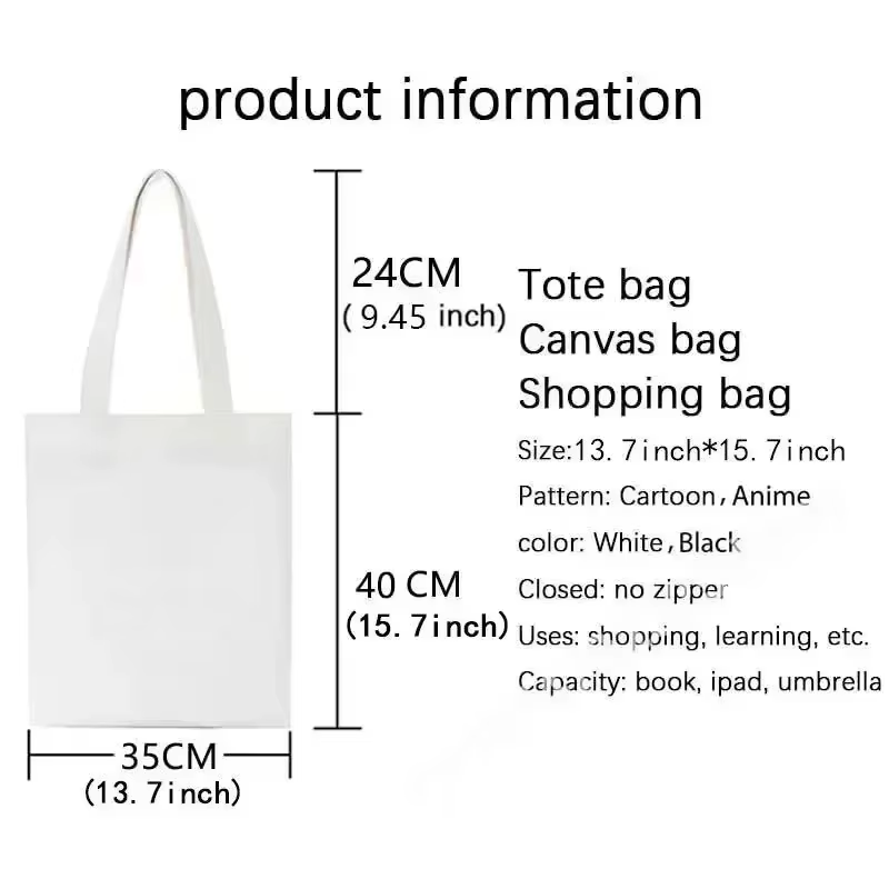 Sac personnalisé mode fourre-tout femme dessin animé femmes sac à main cadeaux de noël sacs