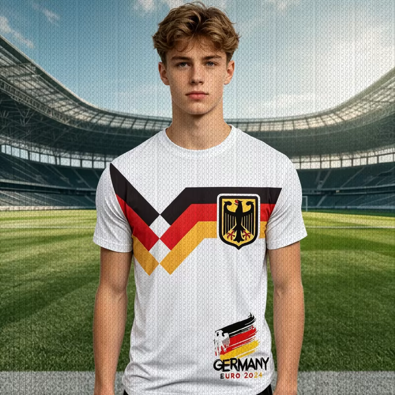 T-shirt d'été pour hommes Allemagne
