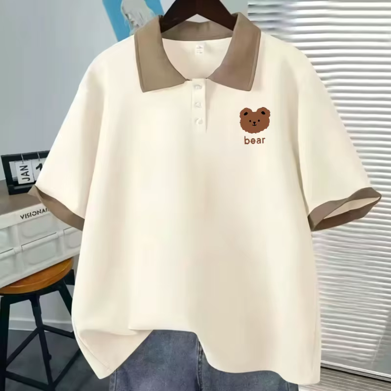 T-Shirt Polo japonais d'été à manches courtes