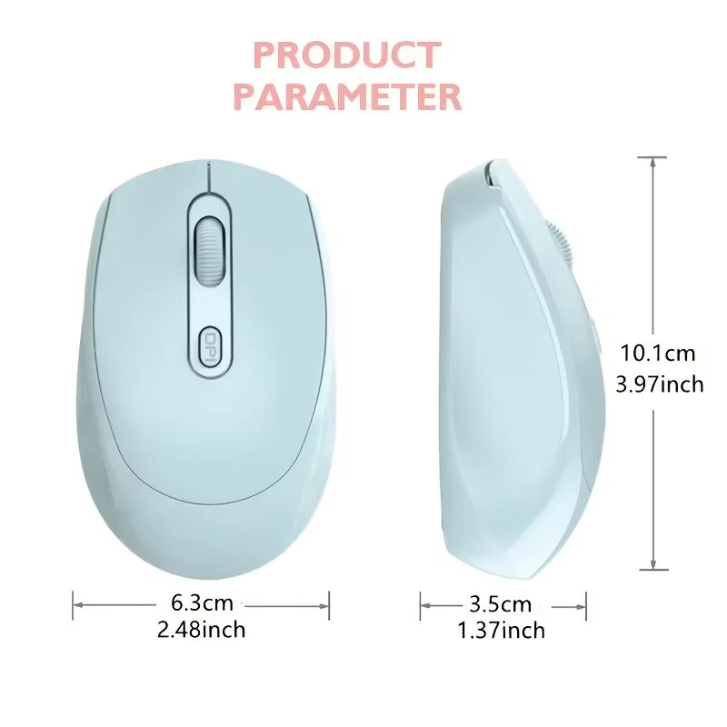Souris sans fil, souris optique ergonomique compatible Bluetooth 2.4G, souris d'ordinateur pour ordinateur portable, PC, ordinateur portable, souris sans fil à batterie