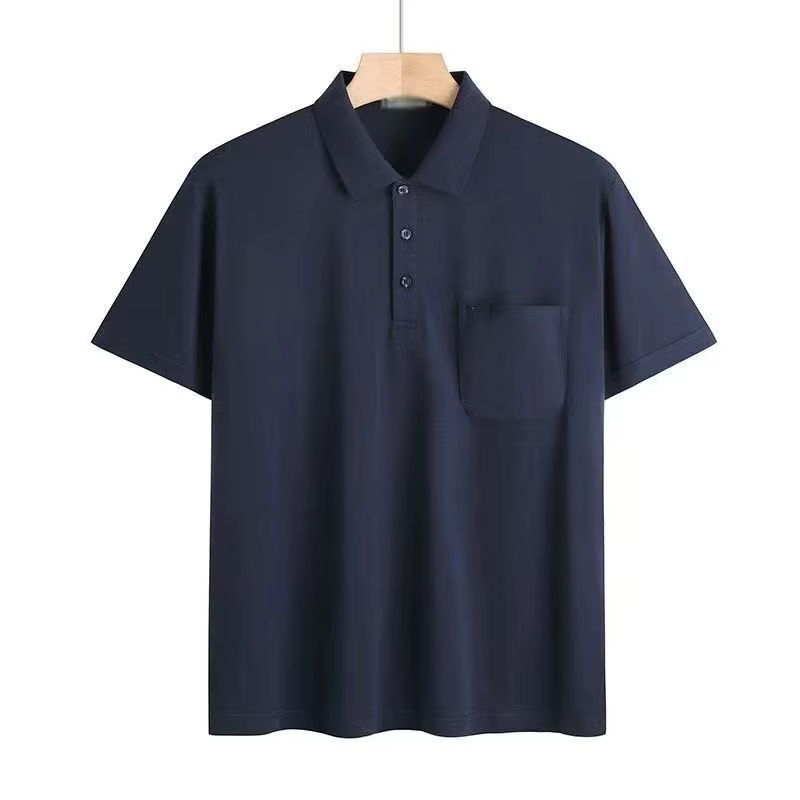 Polo gris pour homme, décontracté