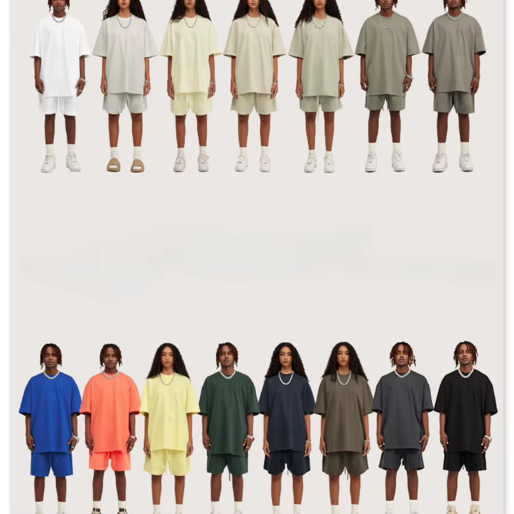 T-shirt ample à manches courtes délavé pour hommes