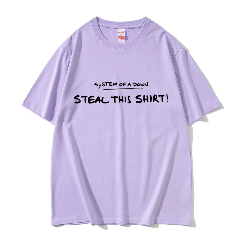 T-shirt humoristique « System of A Down Steal This Shirt » pour hommes et femmes