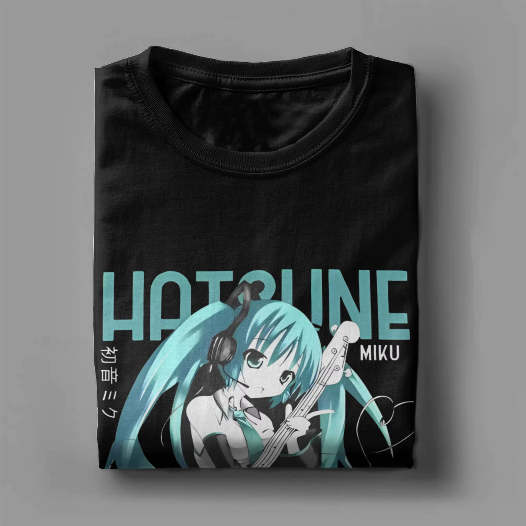 Hatsune Miku Vocaloid t-shirts pour hommes femmes coton Vintage T-Shirt col rond