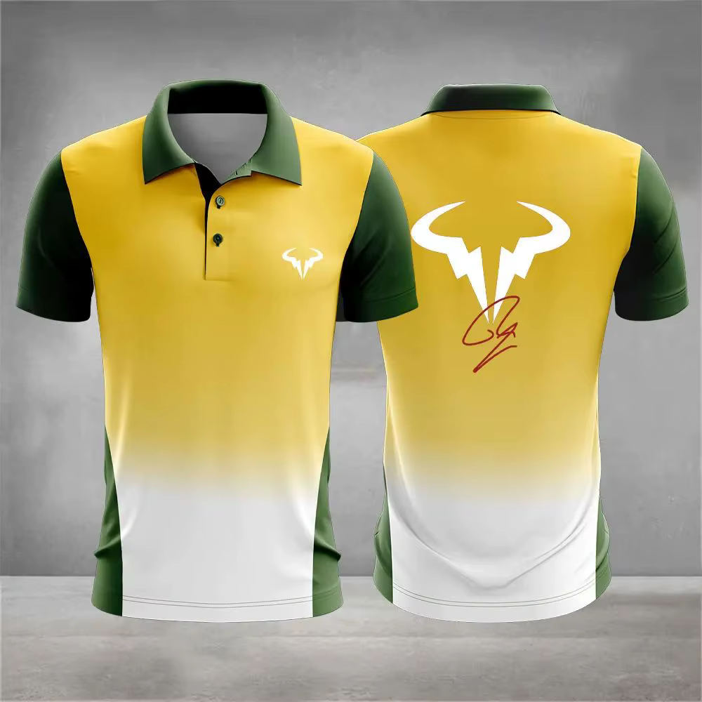 Nouveau Polo Homme Été 2026 – Tendance, Confortable, Doux et Respirant avec Motif Imprimé 3D