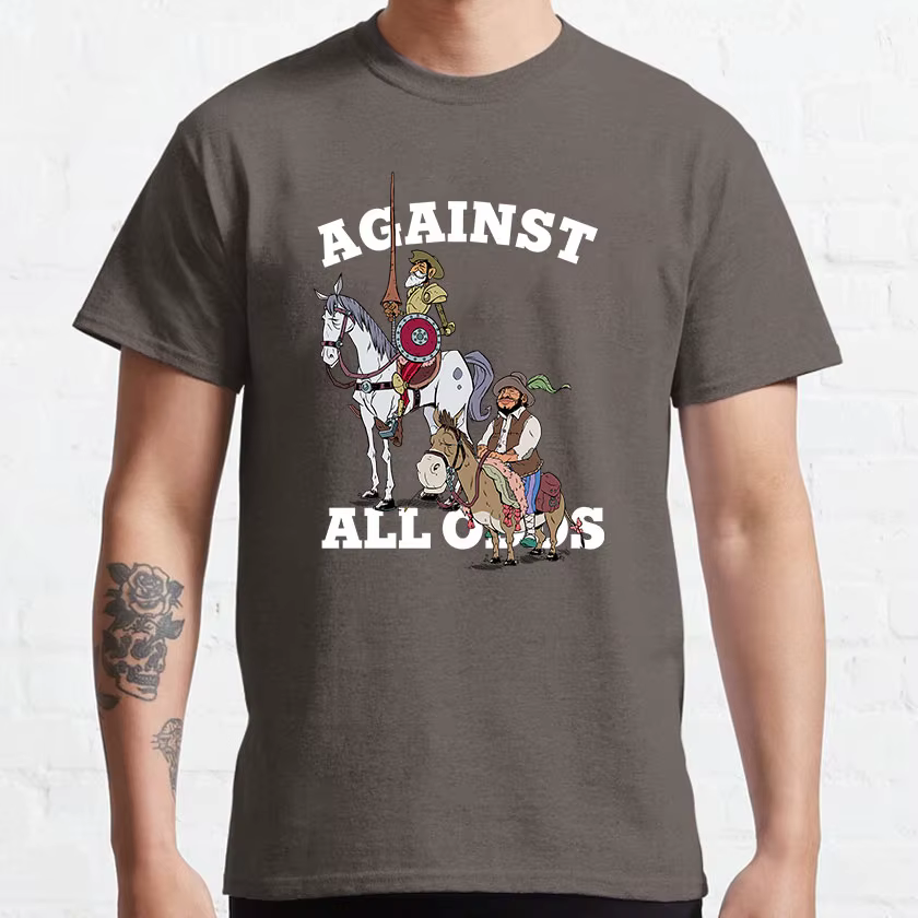 T-shirt humoristique imprimé de la littérature espagnole