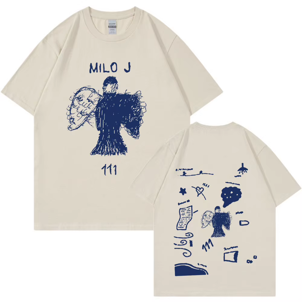 Rappeur Milo J 111 Album Merch T-shirt hommes femmes vêtements Harajuku Hip Hop