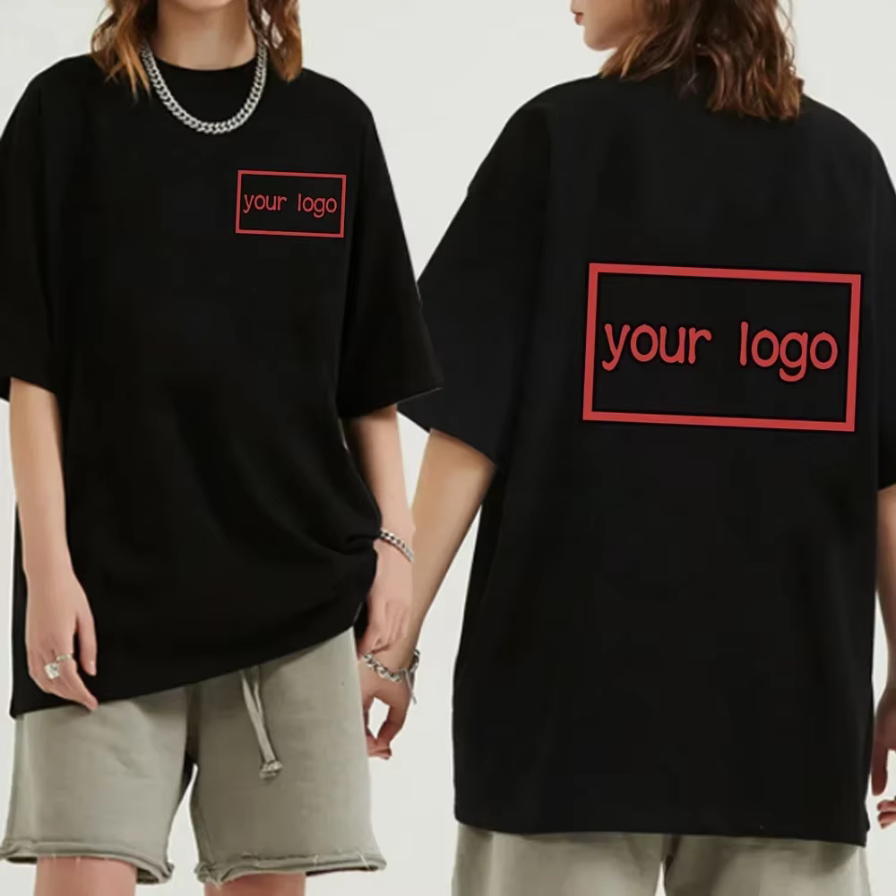 T-Shirt de loisirs imprimé personnalisé Harajuku femmes hommes