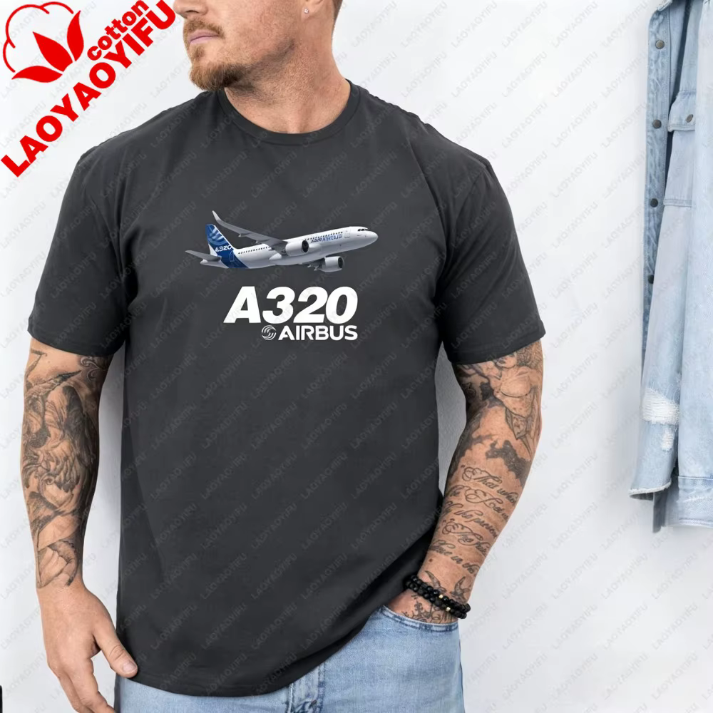 T-shirt en coton Airbus A320