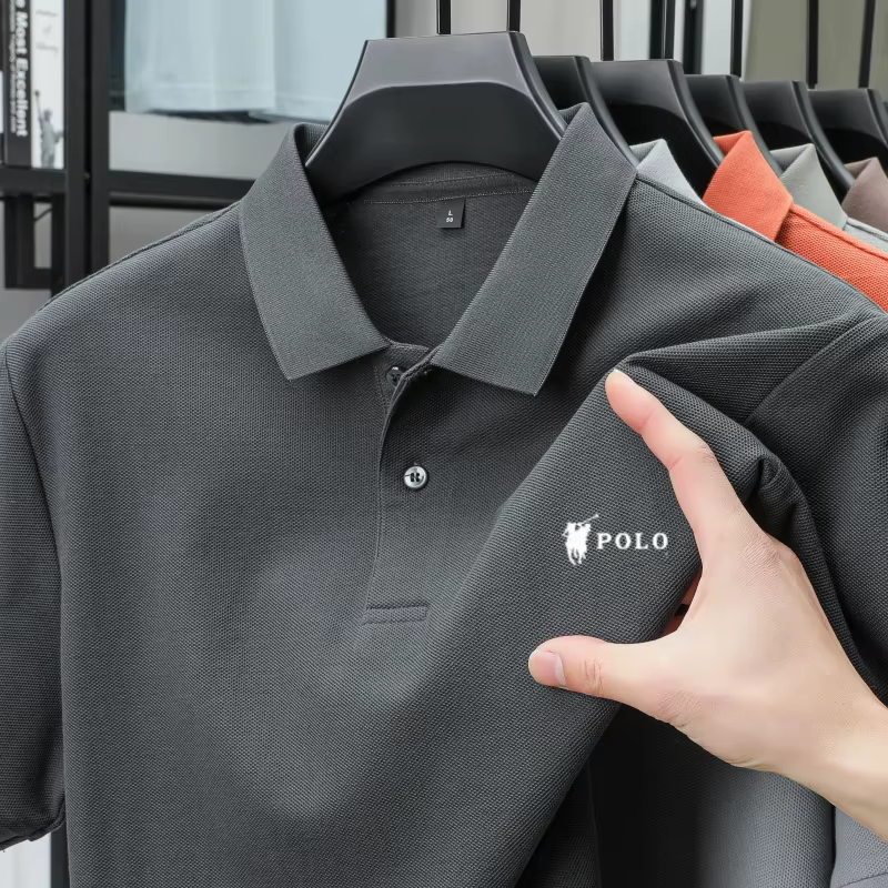 Polo classique d'été Paul Brand New Pony Design respirant pour homme