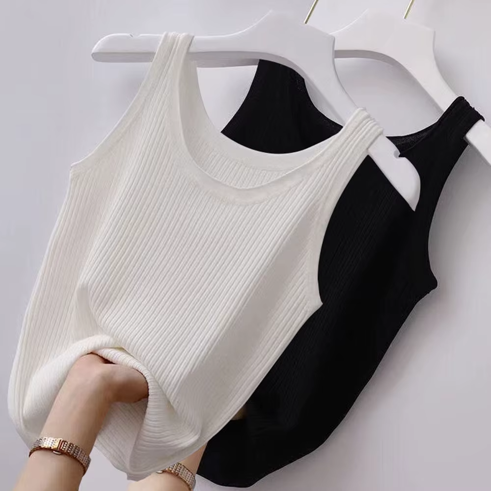 Camisole à col en U pour femme