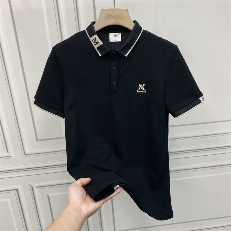 Polo Brodé à Manches Courtes pour Homme