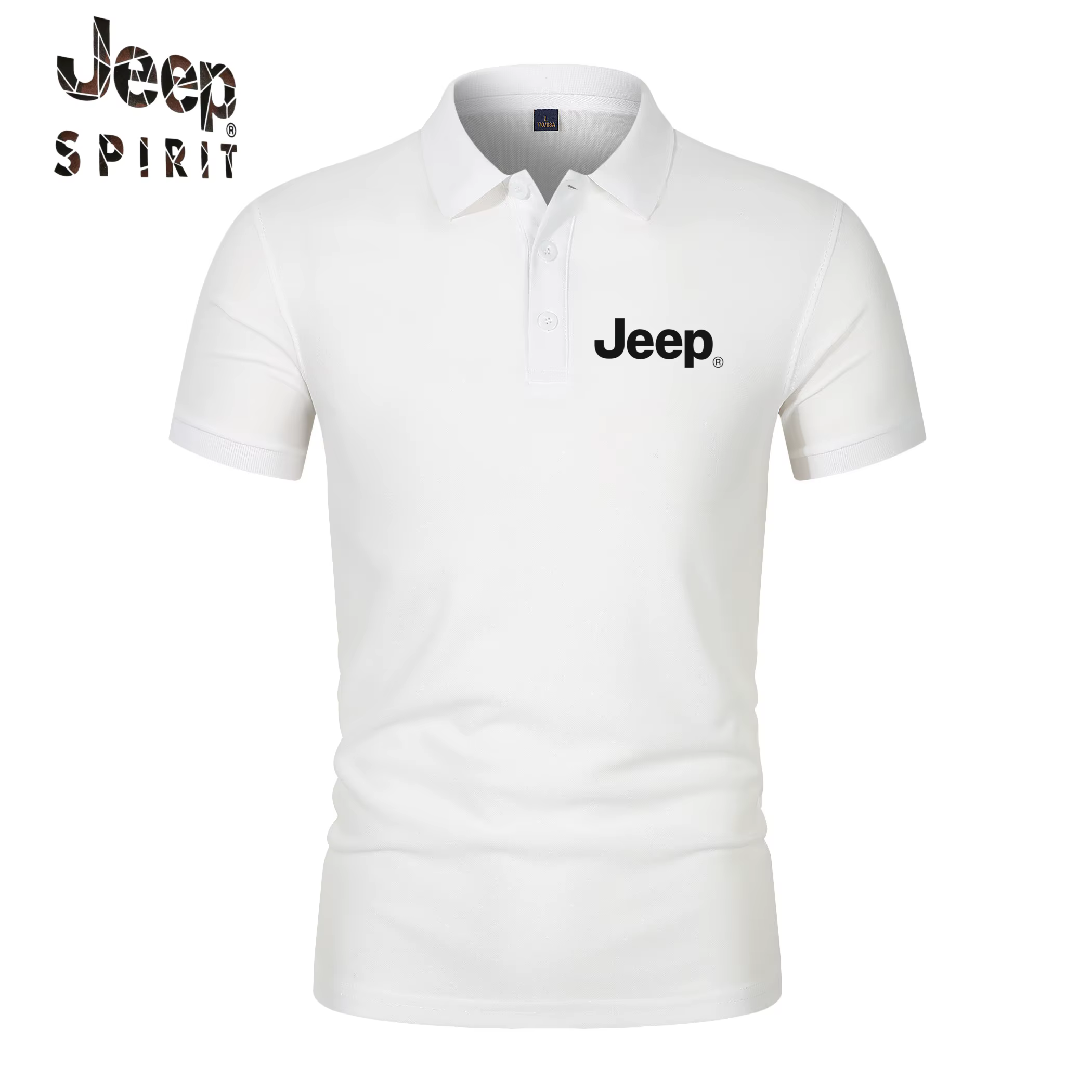 Polo d'été Jeep - T-shirt décontracté à manches courtes respirant pour le golf et le sport - Mode streetwear
