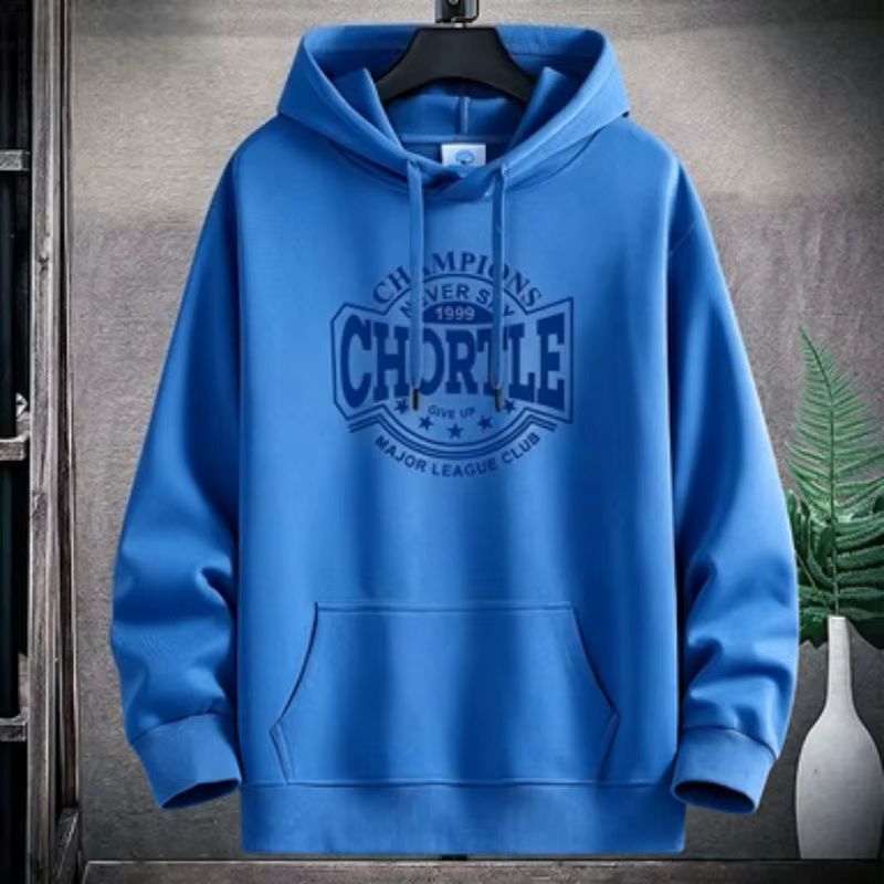 Sweat-shirt à capuche pour homme - Nouveau style printemps/été - Haut décontracté - Hoodie en pur coton - Coupe ample et confortable - Design unique