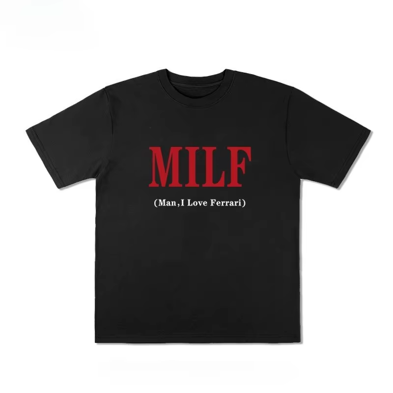 MAN I LOVE FERRARO - T-shirt drôle à manches courtes en anglais