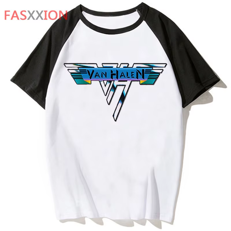 T-shirt Van Halen pour hommes, streetwear, humoristique, animé