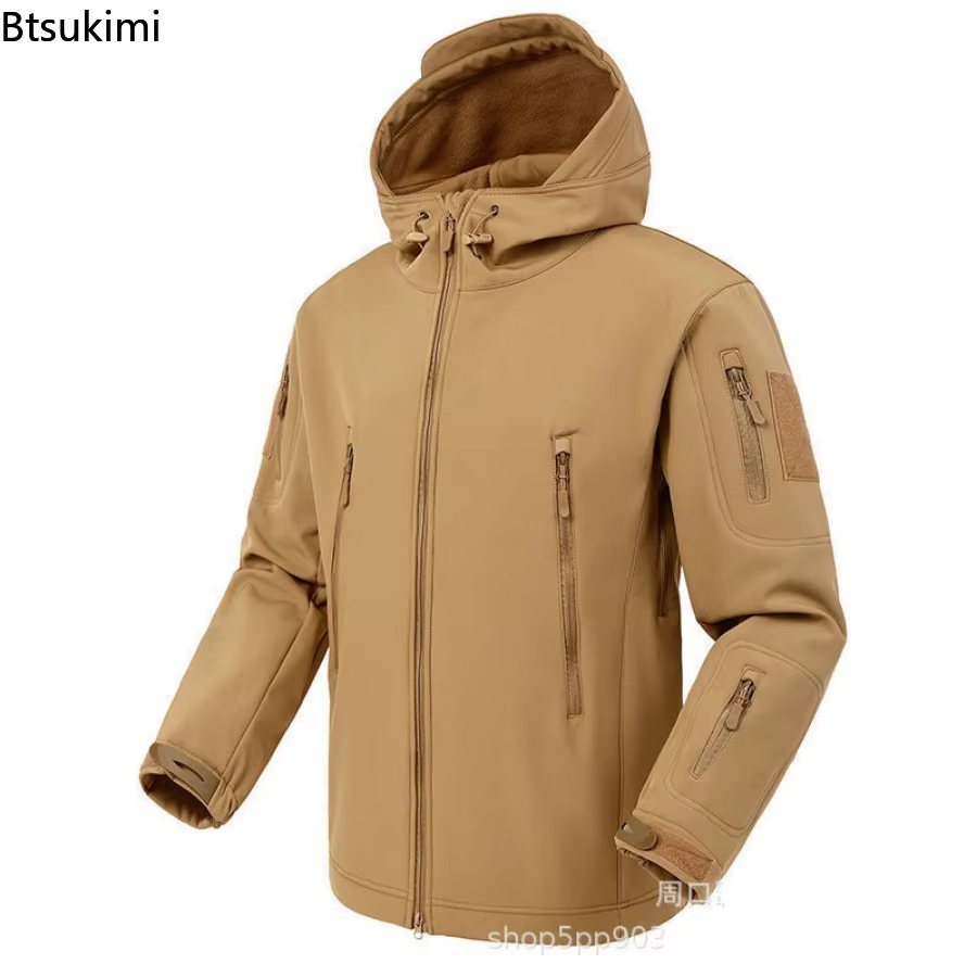 Vestes Softshell en peau de requin pour hommes
