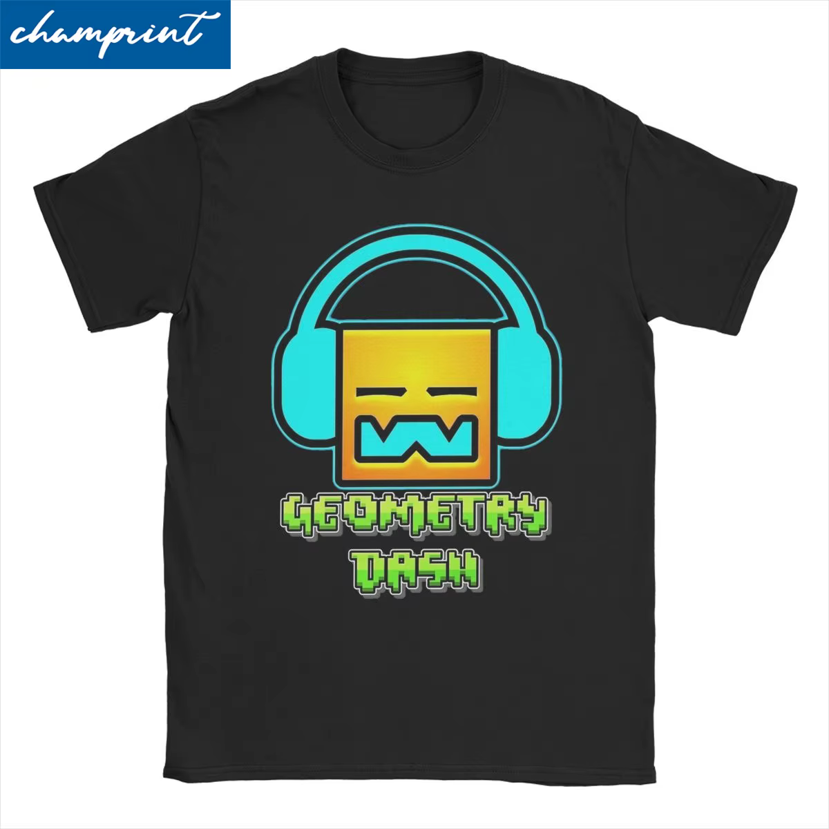 T-shirt Geometry Dash Vintage pour hommes et femmes