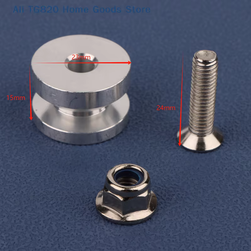 [TG820] 4 pièces Support de fixation pour top case de moto, plaque de base, boucle, accessoires pour boîte arrière, coffre à bagages, boîte latérale
