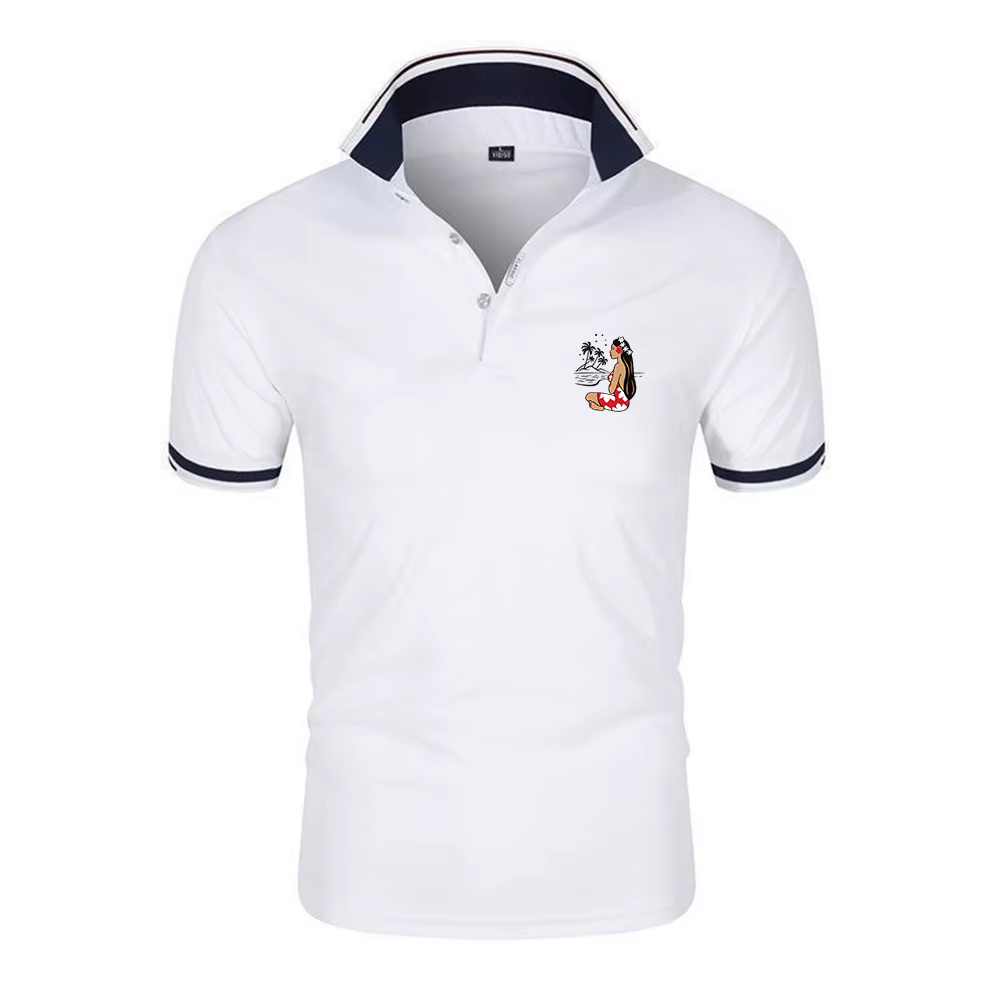 Hinano Tahiti Beer Summer Polo à manches courtes pour homme