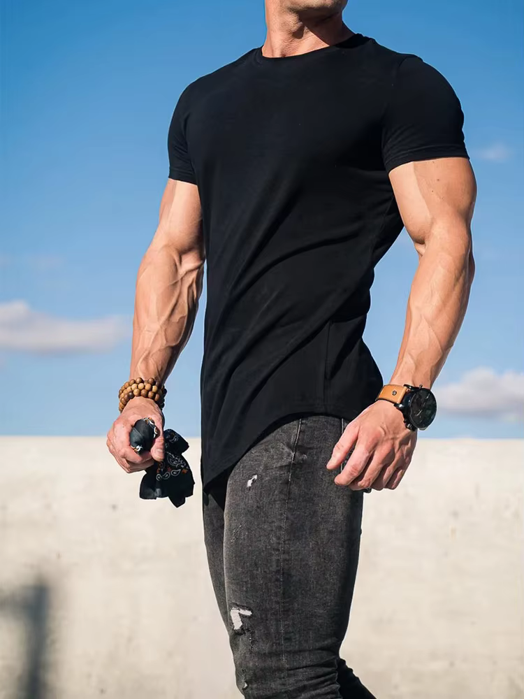 T-shirt à manches courtes en coton pour hommes