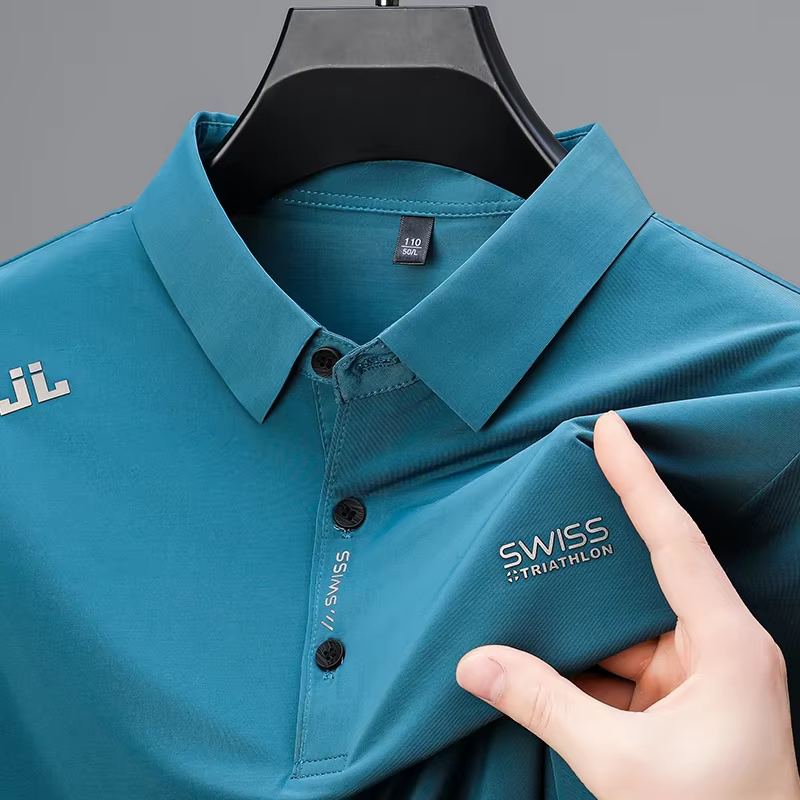 Chemise polo respirante pour homme