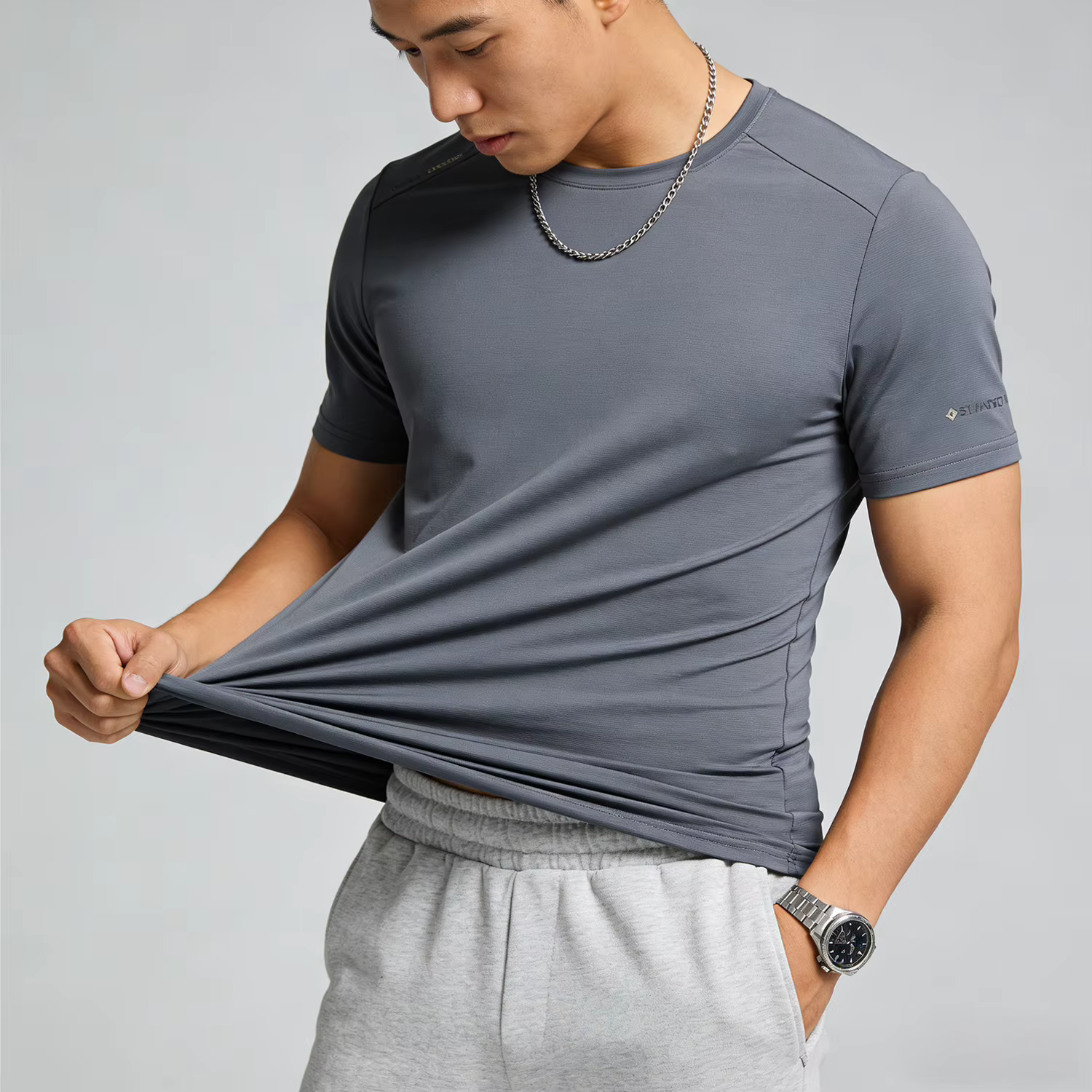 T-shirt Homme Cool à Manches Courtes – Nouveau Modèle Ample