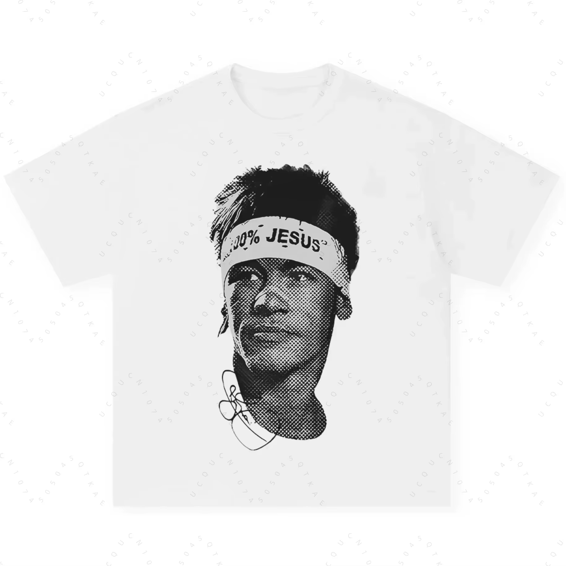 T-shirt en coton à manches courtes imprimé Neymar Star du football américain pour hommes et femmes