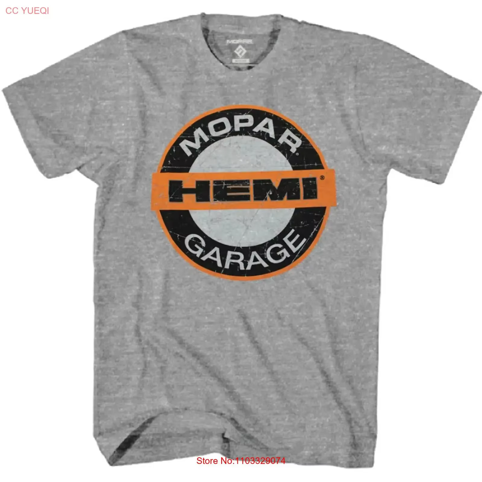 T-shirt Mopar Hemi Garage avec logo vieilli