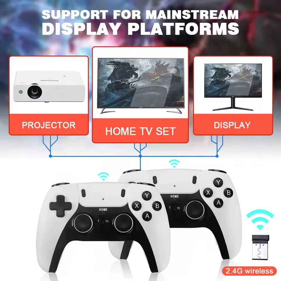 GD10 PRO 4K bâton de jeu 128G 256G 58000 jeux Console de jeu rétro HD Console de jeu vidéo contrôleur sans fil pour PS1 cadeau de noël