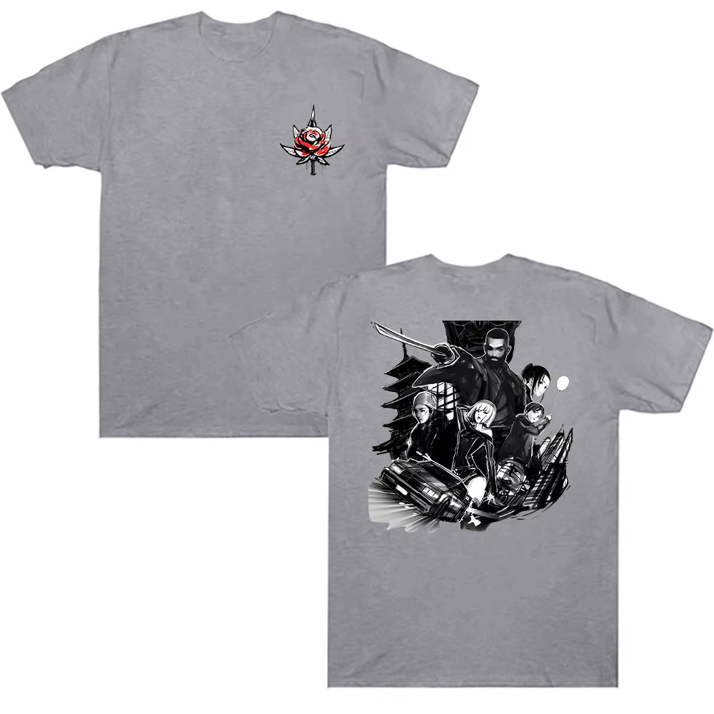Eladio Carrión Rose Album t-shirt hommes femmes mode Hip Hop rue T-shirts décontracté ample surdimensionné hauts coton