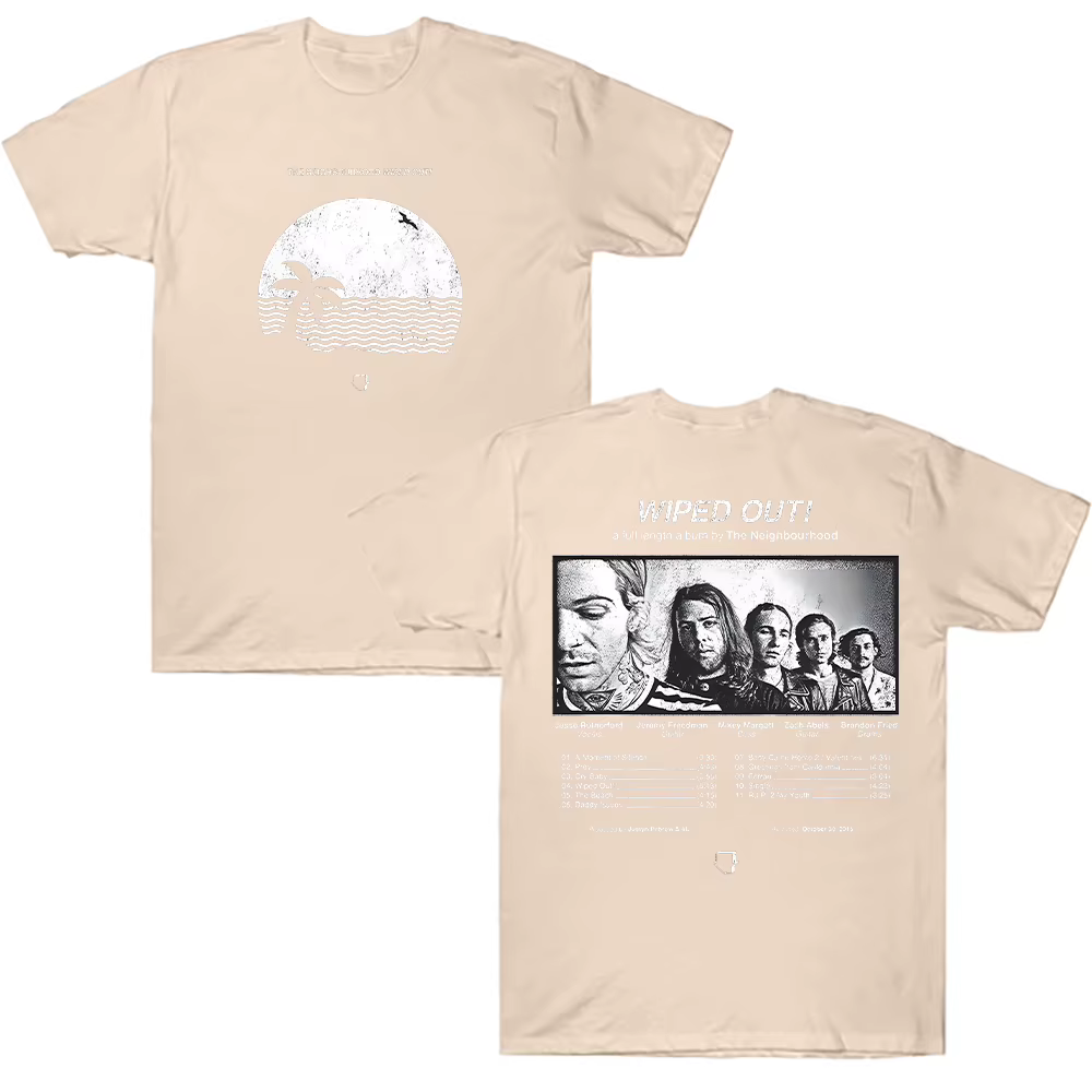 Essuyez! Album t-shirt le quartier vêtements d'été unisexe mode chemise décontractée hommes femmes esthétique pur haut en coton Streetwear