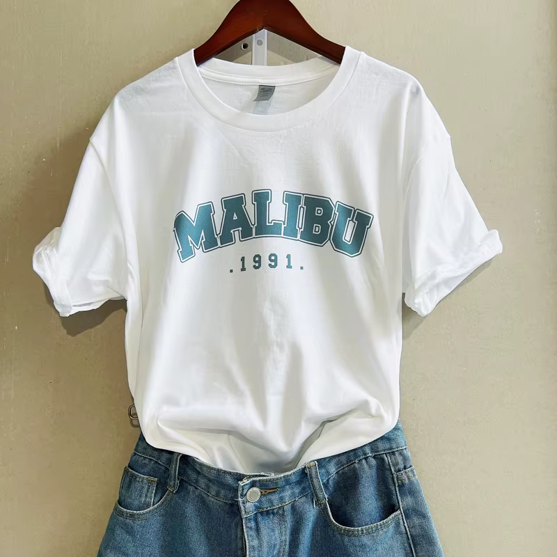 Malibu – T-Shirt manches courtes col rond pour femmes