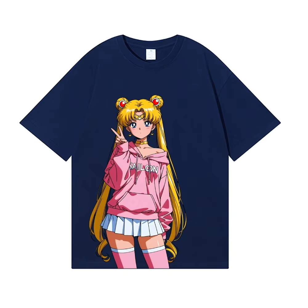 Nouveau T-shirt classique Sailor Moon style japonais 2026