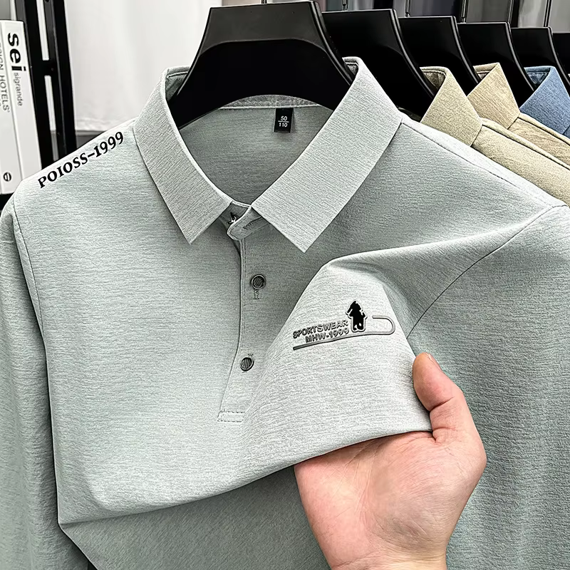 Polo à manches longues pour homme