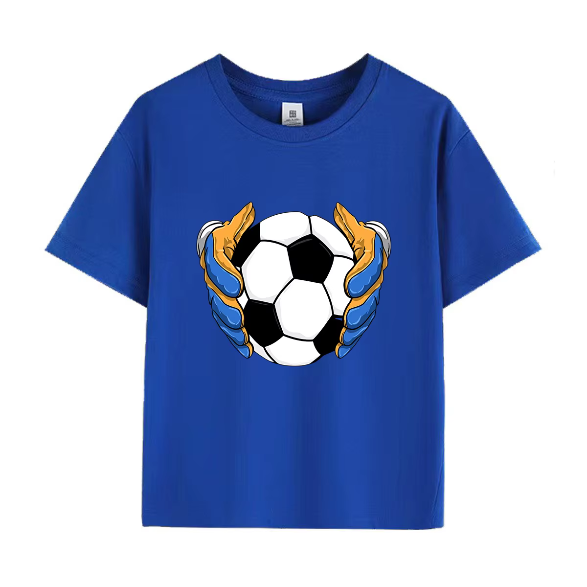 T-shirt pour enfants 100% coton à imprimé football