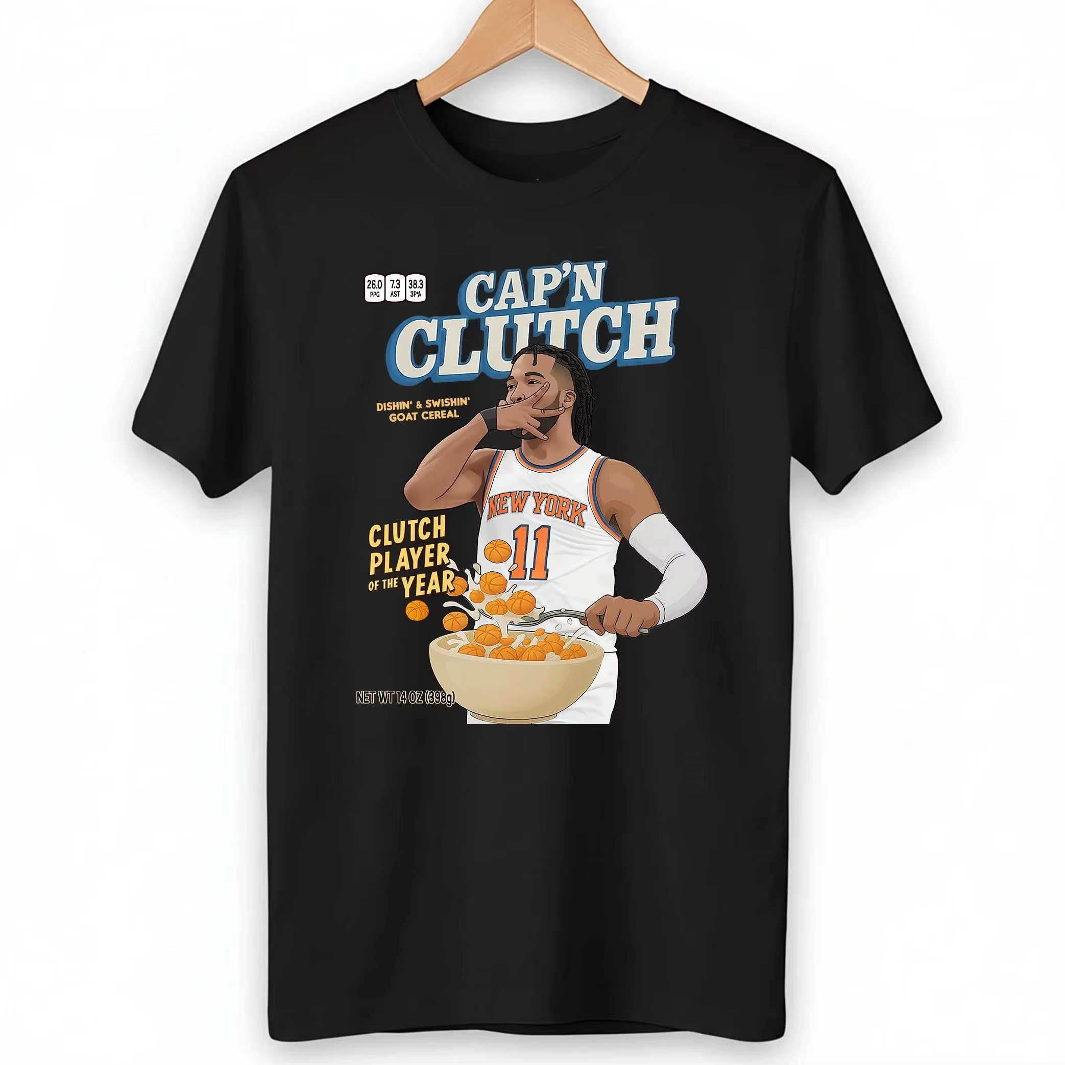 T-shirt unisexe Knicks Jalen Brunson Graphics
