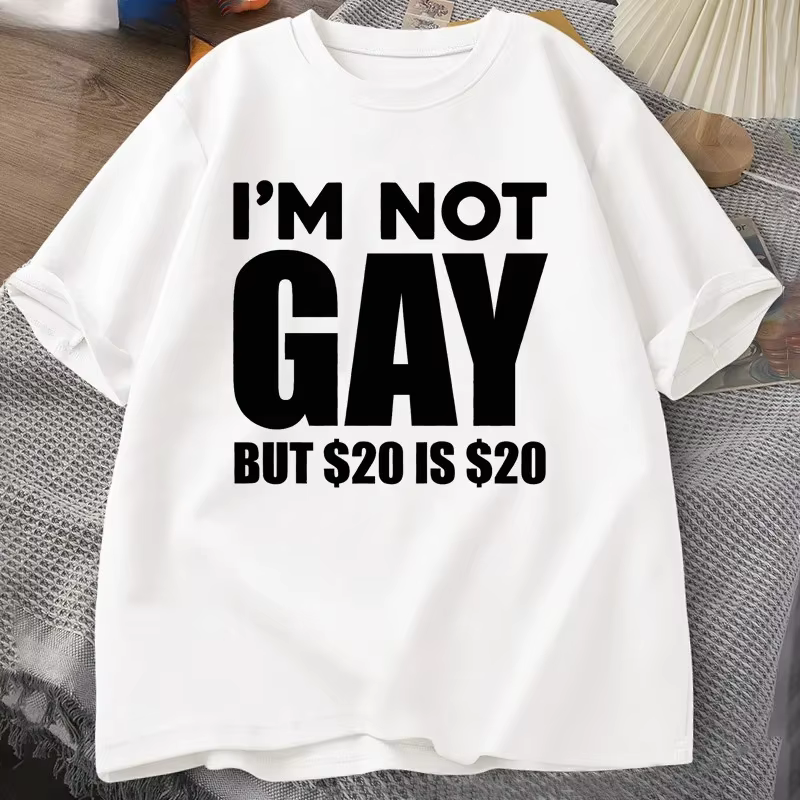 T-shirt « Je ne suis pas gay