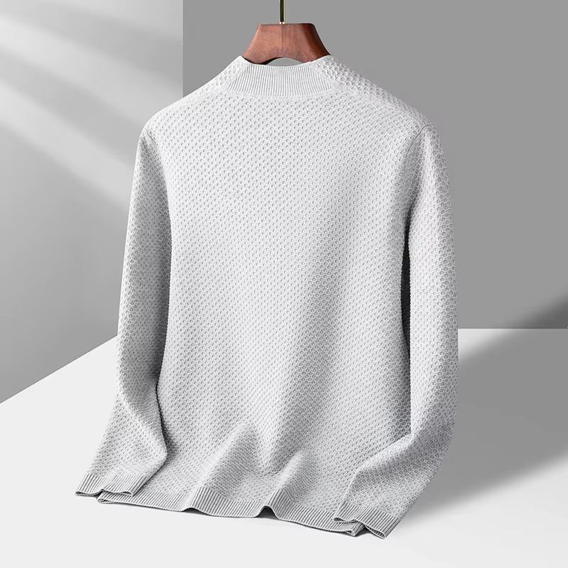 Cardigan à motif polo classique pour hommes