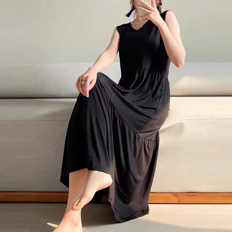 Robe longue à plusieurs niveaux pour femmes