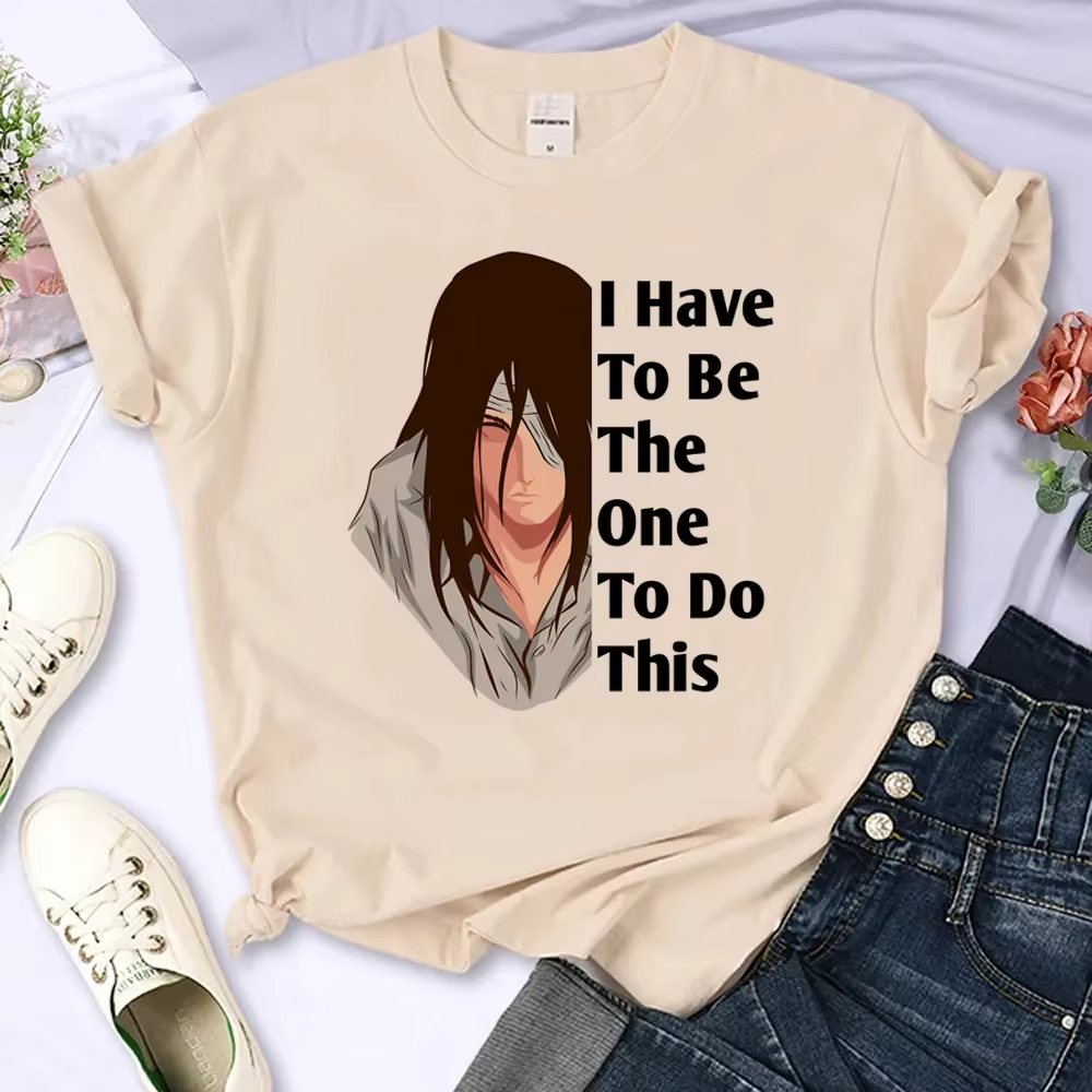 Anime japonais attaque sur Titan T-Shirt hommes femmes Ackerman Mikasa Eren Jaeger graphique vêtements unisexe dessin