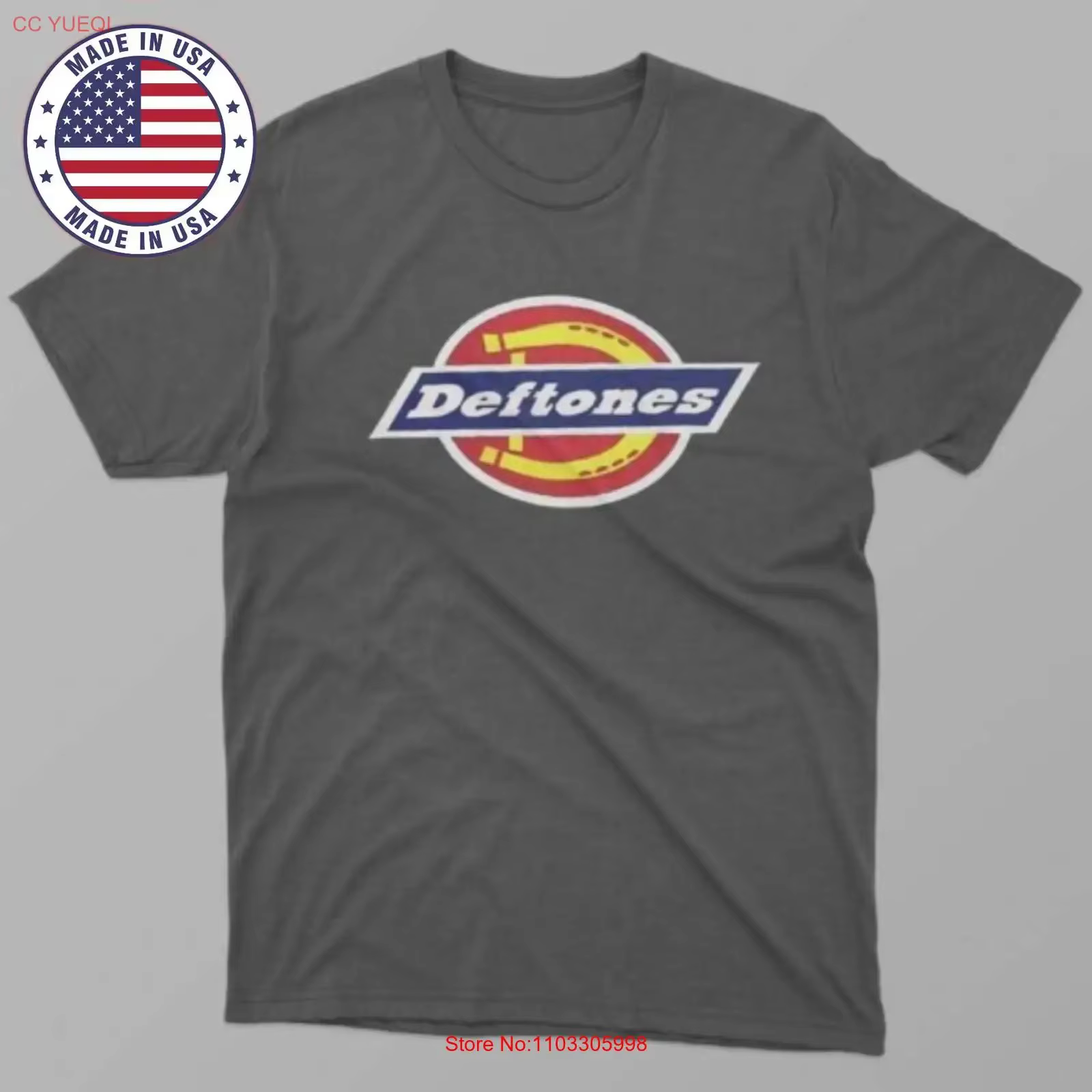 T-shirt Deftones X Dikies Dia De Los 2025 avec logo