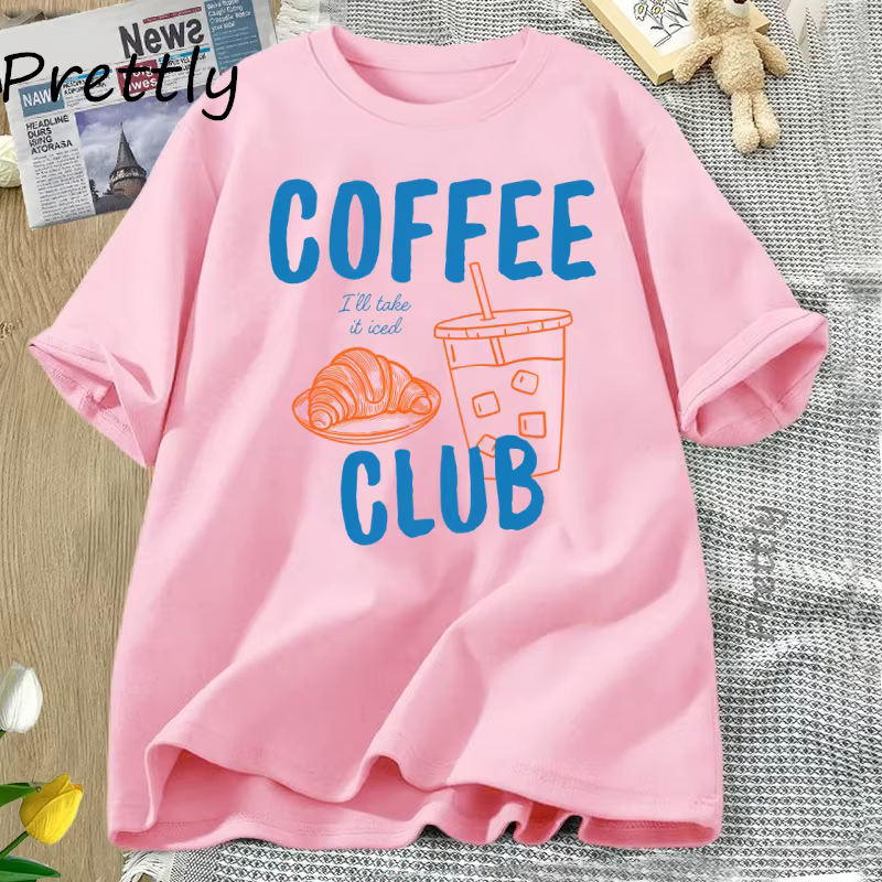 T-shirt femme glacé café Club