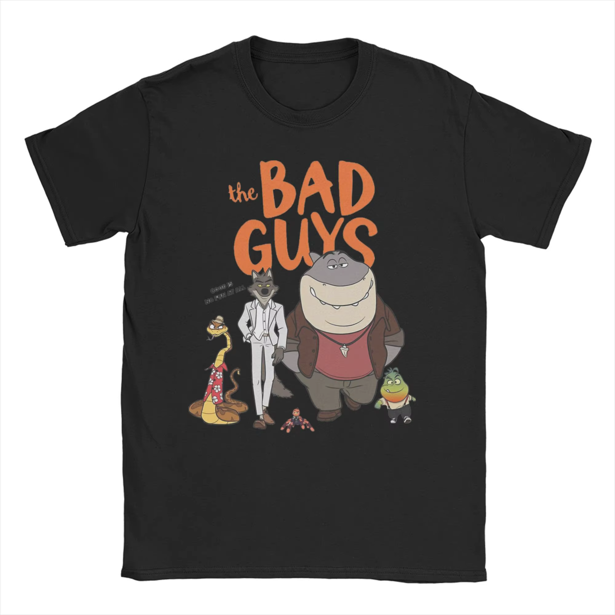 Affiche emblématique film The Bad Guys 2 t-shirt pour hommes femmes t-shirts graphiques vêtements en coton