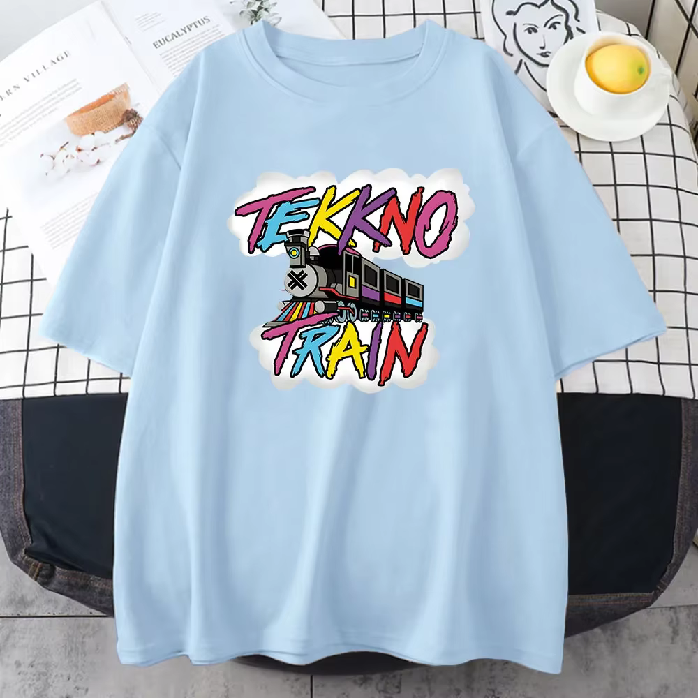 No-T-shirt unisexe en coton imprimé graphique