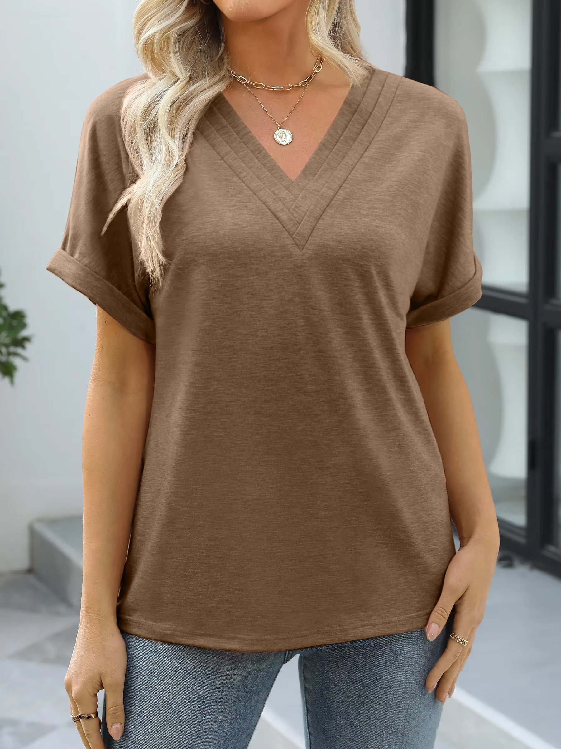 T-shirt à manches courtes pour femme