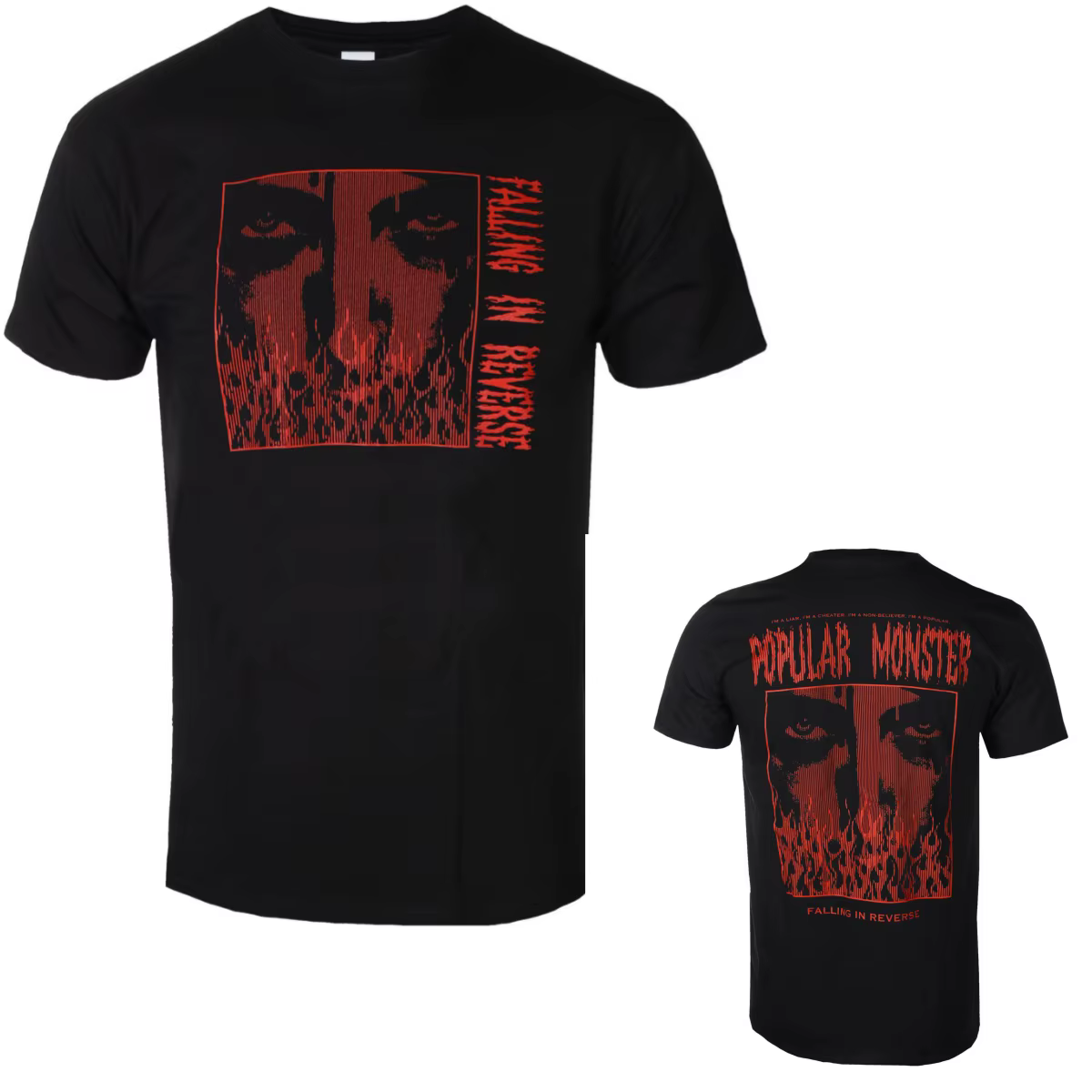 Nouveau T-shirt en coton avec motif Falling in Reverse