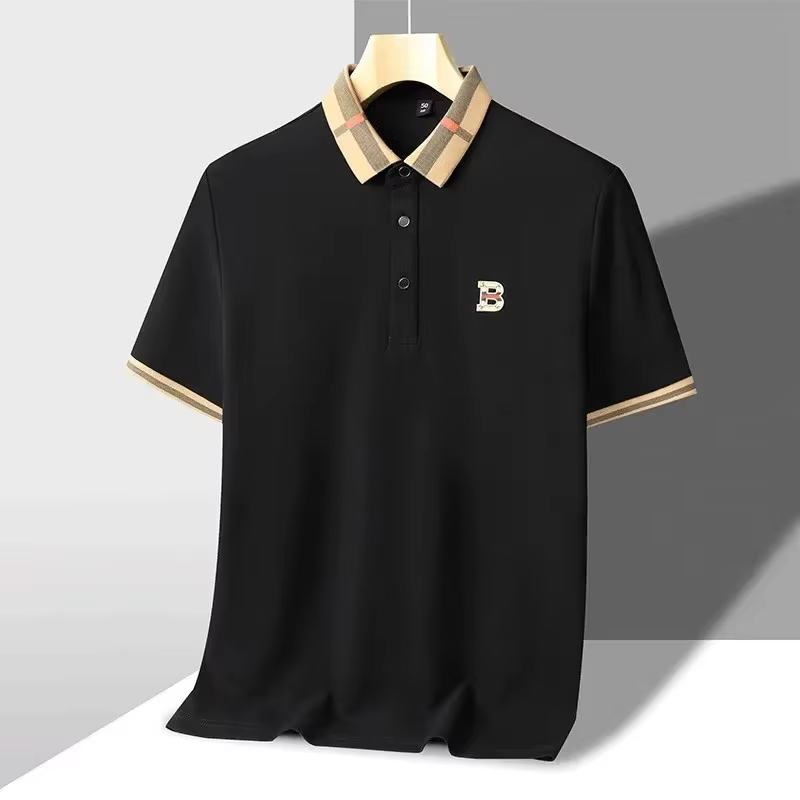 Polo à manches courtes de marque de luxe pour hommes