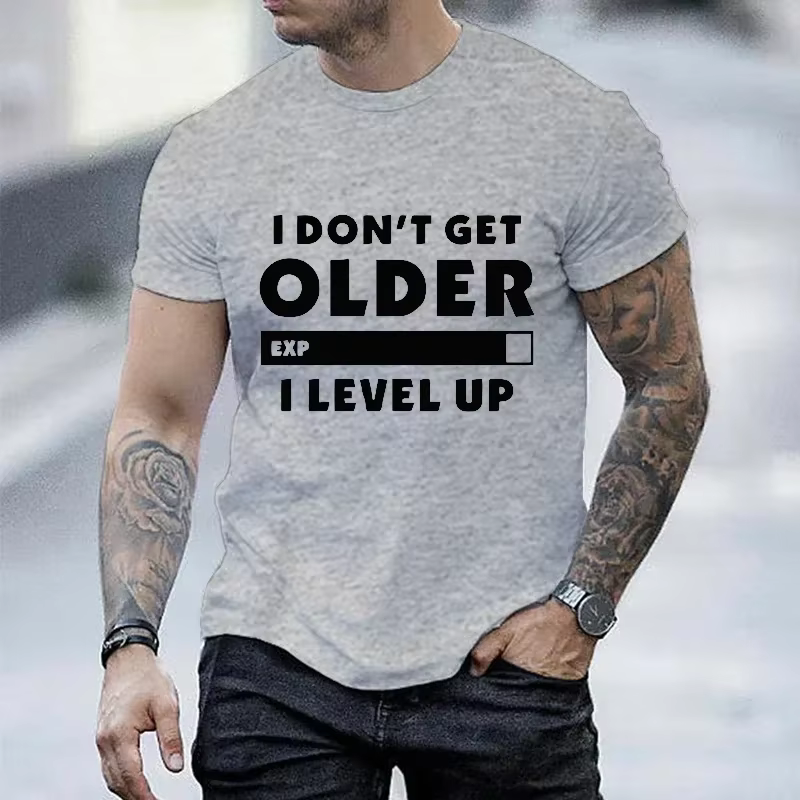 T-shirt décontracté à manches courtes pour hommes