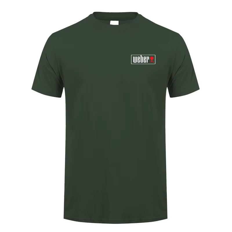 T-shirt manches courtes Weber pour hommes, décontracté, cool, barbecue, été